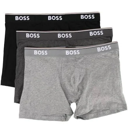 Boss Logo-Waistband Boxers Set of 3