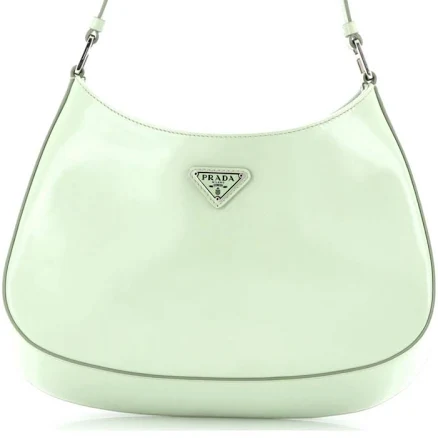 Prada Cleo Spazzolato Leather Hobo Bag