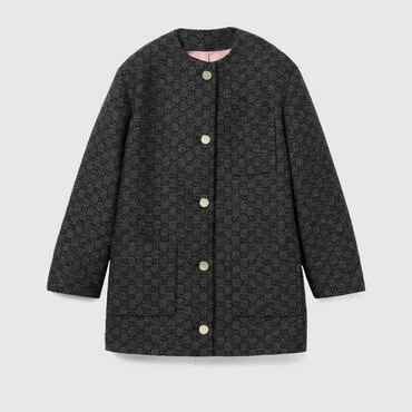 Gucci GG Boutonné Wool Tweed Jacket