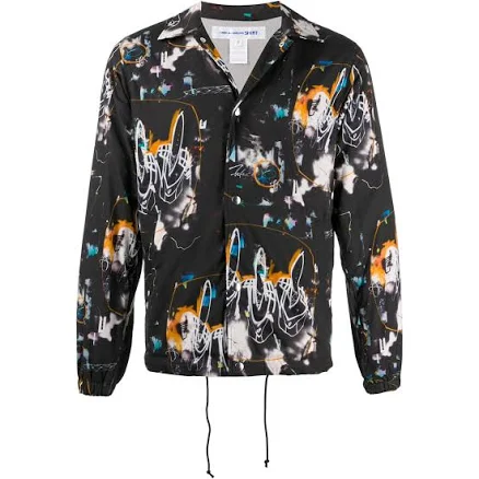 COMME des GARÇONS Men's Abstract Print Shirt Jacket