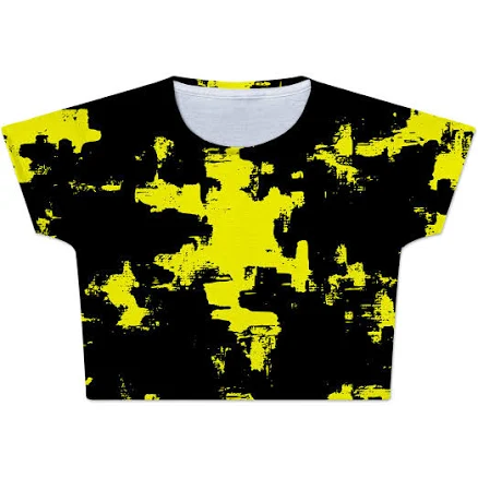 iEDM Big Tex Funkadelic Abstract Crop Tee Shirt
