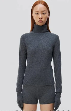 Dita Gloved Turtleneck Charcoal / S
