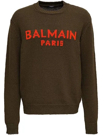 Balmain Logo Knit Jumper
