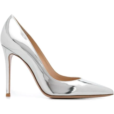 Gianvito Rossi Metallic-effect Pumps