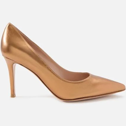 GIANVITO ROSSI | Women's | Gianvito Pump 85mm | BRONZE HEELS PUMP | Size IT 38