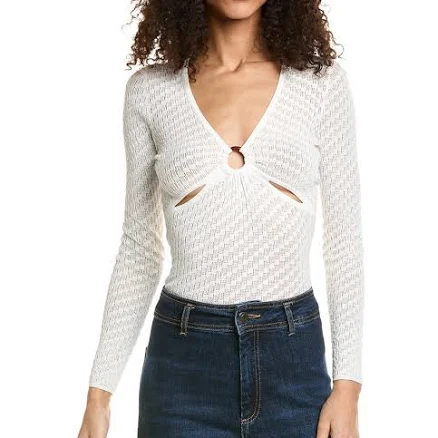 Sandro Open Knit Top