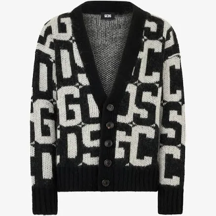 GCDS Monogram Buttoned Cardigan