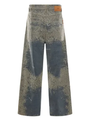 Tie-dye Wide-leg Jeans