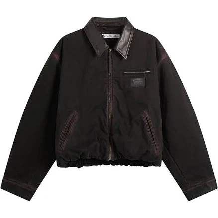 Acne Studios Women's Okra Bomber Jacket in Dark Brown, Size EUR 32 | END Clothing