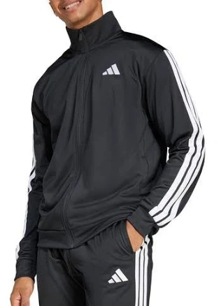 adidas Men's 3 Stripes Tricot Regular Track Jacket
