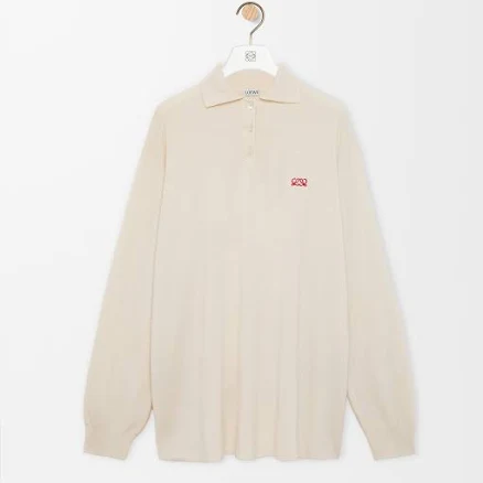 Loewe Polo Sweater In Cashmere And Silk Blend for Woman
