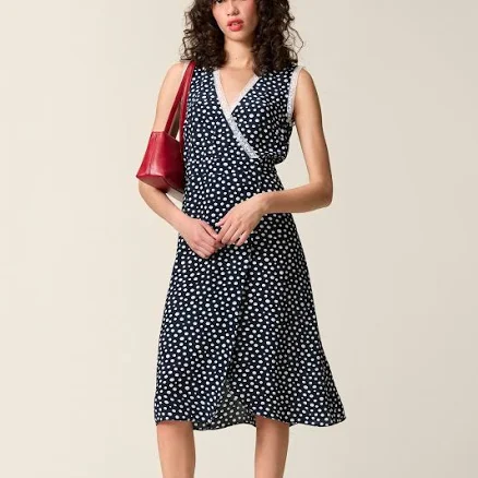 Rouje RENCARD dress Polka dot wrap dress