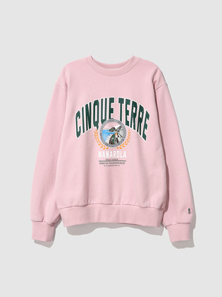 Cinque Terre City Artwork Sweatshirt