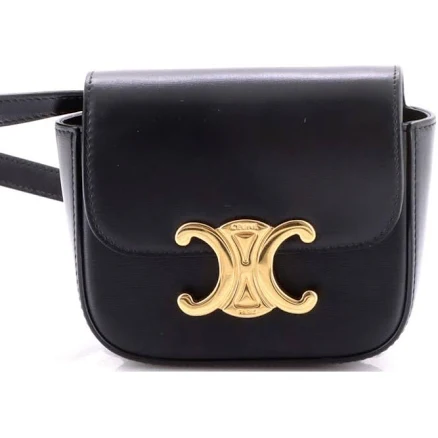 Celine Claude Leather Mini Shoulder Bag