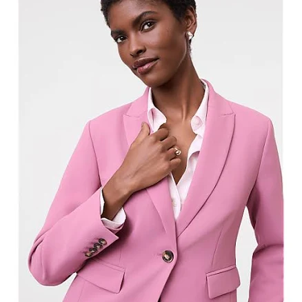 Ann Taylor Women's Shorter Fluid Crepe Blazer