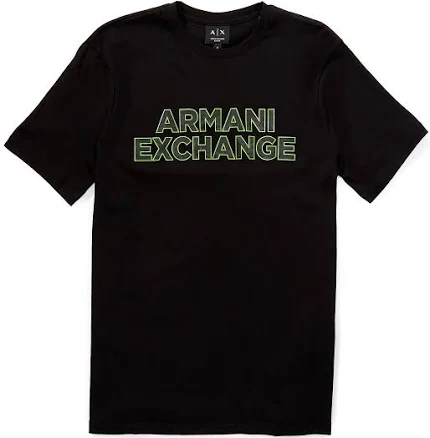 Armani Exchange Men's Elevated Logo Slim Fit Cotton T-Shirt