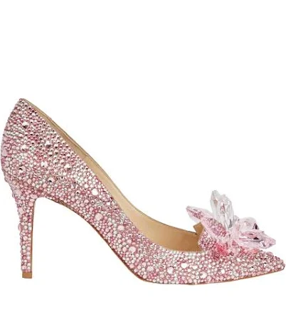 Jimmy Choo Alia 85 Crystal Pumps