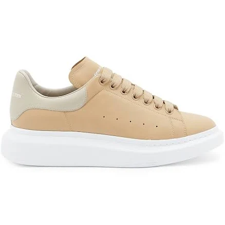 McQueen Men's Oversized Low-Top Leather Sneakers