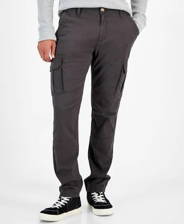 Sun + Stone Men's Straight-Fit Morrison Tapered Cargo Pants