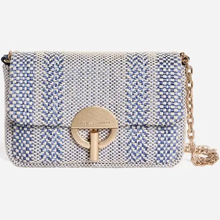 Vanessa Bruno Braided Leather Moon Bag