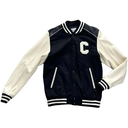 CELINE Men's Oversized Teddy Wool Varsity Jacket