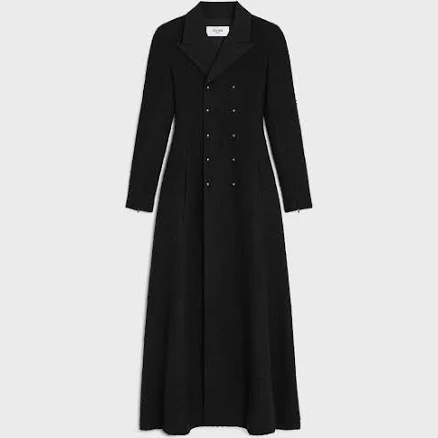 CELINE Women's Double-Breasted Wool Coat