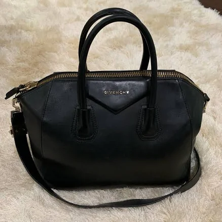 Givenchy Medium Antigona Leather Top Handle Bag with Strap