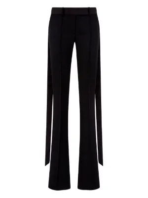 Belt Flared Trousers