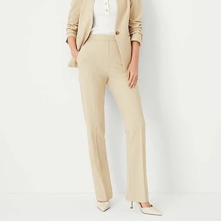 Ann Taylor Women's Side Zip Bi-Stretch Pants