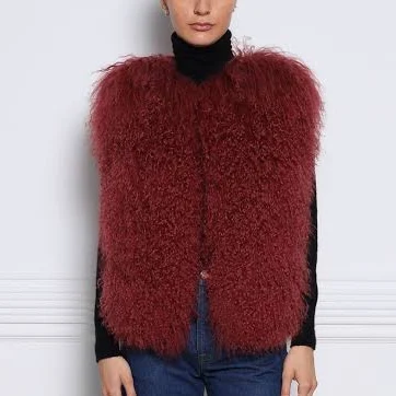 Curly Shearling Vest
