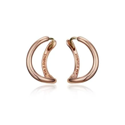 Signature. D Gold Earring