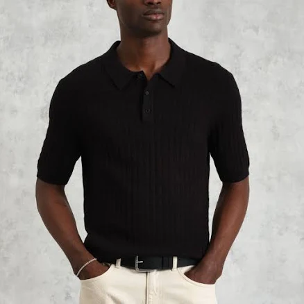 Wax London Men's Naples Cotton & Cashmere Polo