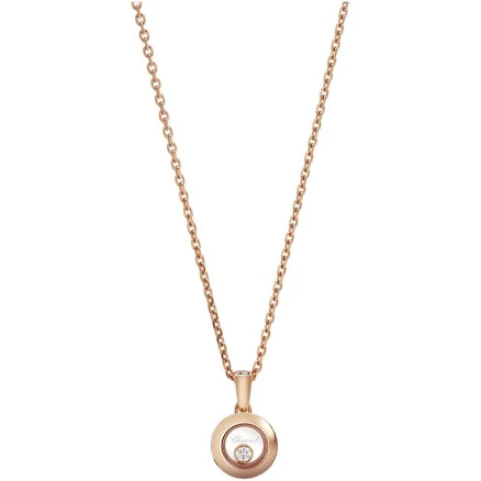 Chopard Women's Rose Gold Diamond Necklace