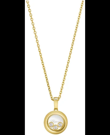 Chopard Women's Yellow Gold Diamond Pendant