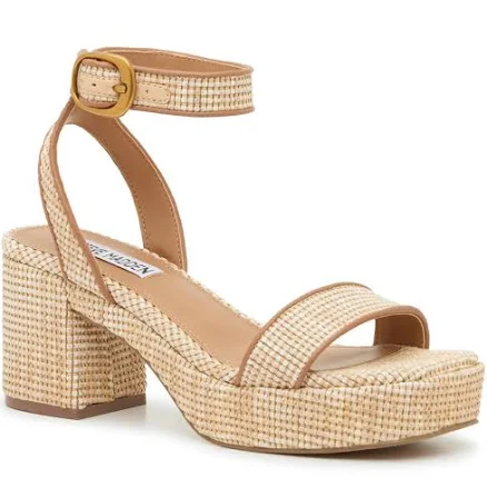 Steve Madden Women's Ivee Platform Ankle Strap Sandals