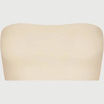 Naked Wardrobe Women's Bandeau Straight Neckline Crop Top