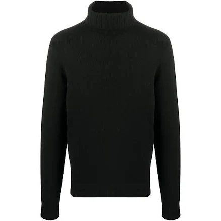 PALM ANGELS Curved Logo Tneck Sweater