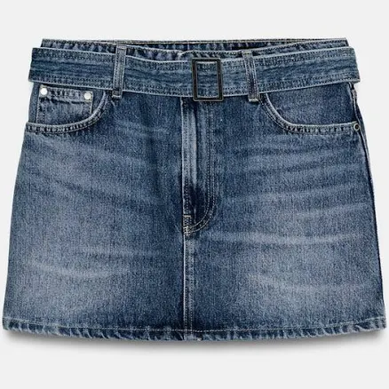 Denim ZW Mini Skirt