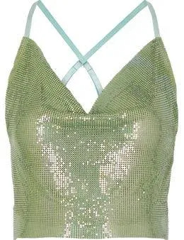 Poster Girl Backless Chainmail Bambi Top
