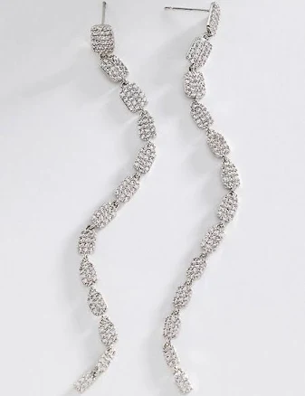 Anthropologie Crystal Cascade Earrings