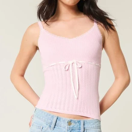 Hollister Women's Tie-Front Sweater Tank