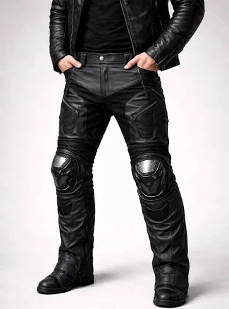 CE Armored Leather Racing PantsCE Armored Leather Racing Pants