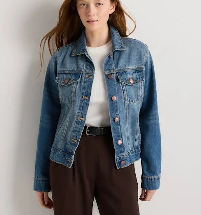 Quince Women's Cotton Denim Jacket