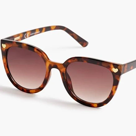 J.Crew Women's Heart Sunglasses