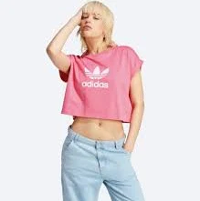 Adidas Women's Tops Adidas Pink Crop Top