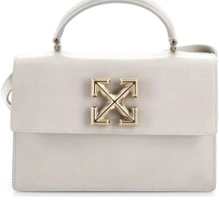 Off-White Jitney 1.4 Leather Tote Bag