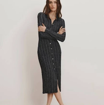 Veronica Beard Barrett Plaid Button-Down Shirtdress