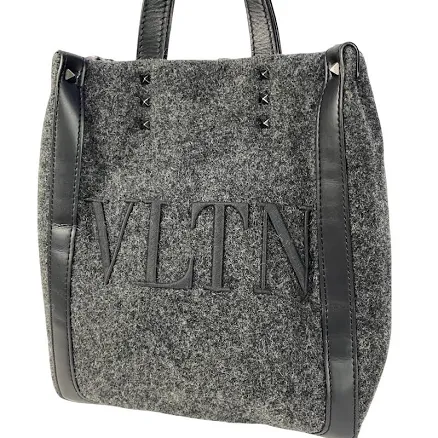 Valentino Garavani Rockstud-Embellished Wool-Blend Tote