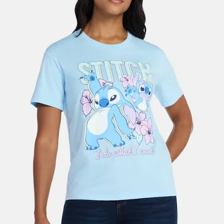 Stitch Women's Graphic Tee with Short Sleeves