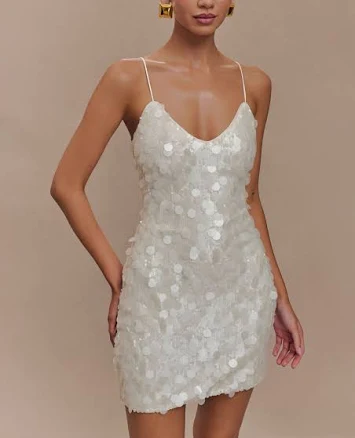 MESHKI Romilly Sequin Mini Dress
